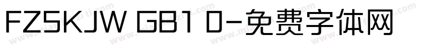 FZSKJW GB1 0字体转换